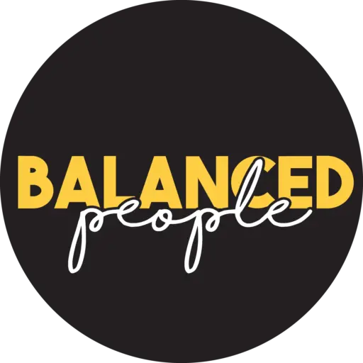Balanced People Logo dark background